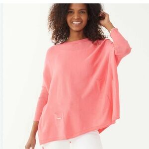 Mersea Catalina Travel sweater pink casual classic coastal comfy preppy